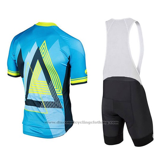 2018 Cycling Jersey Pearl Izumi Blue Short Sleeve and Bib Short
